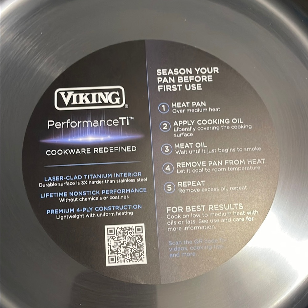New Viking Performance Ti  9.5 Fry Pan - Picture 2 of 4